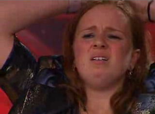 Pouting Teenager Thinks She Can Sing